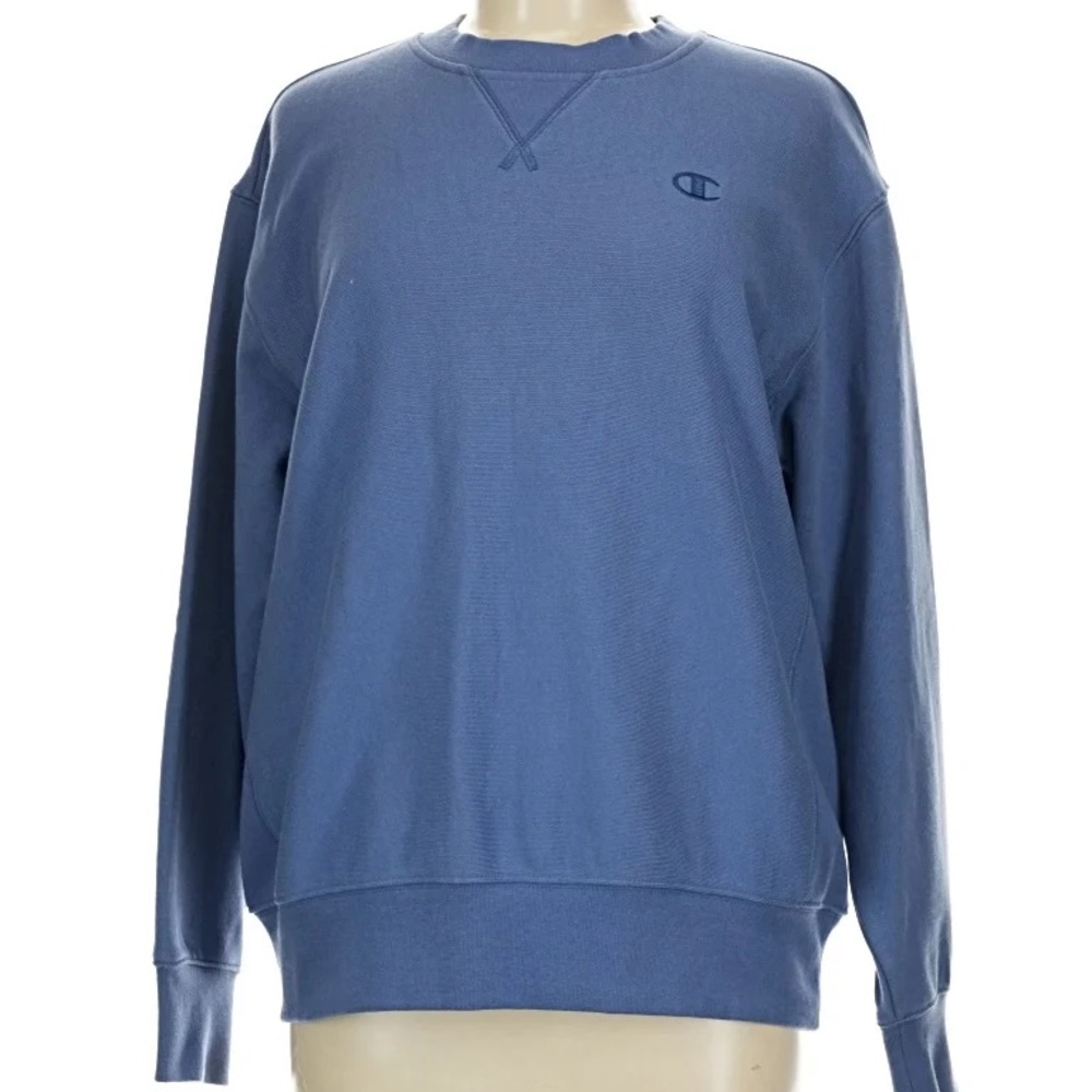 Women’s Champion Crewneck Sweatshirt in Dusty Blue